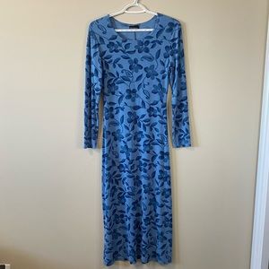 Vintage Floral Maxi Dress